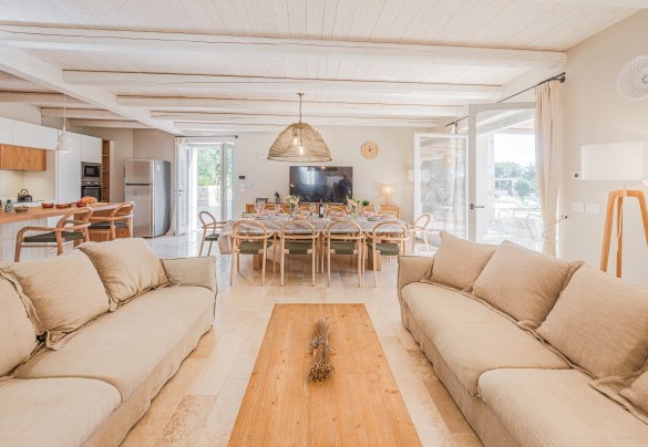 Spacious fully equipped kitchen-living room - Opuntia Trulli e Lamie