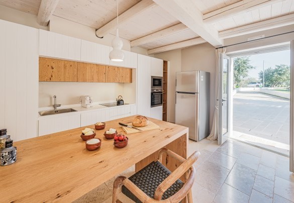Kitchen with large peninsula - Opuntia Trulli e Lamie
