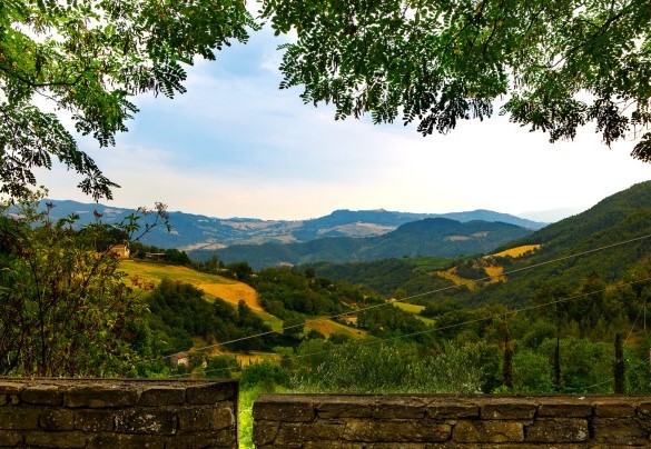 La villa è immersa su uno dei monti dell'appennino più dolce - Pieve del Borgo