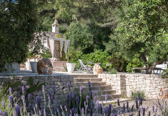 Glimpse of the green entrance of the villa – Pigreco