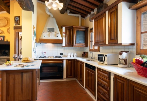 La cucina accessoriata - Podere Belvedere