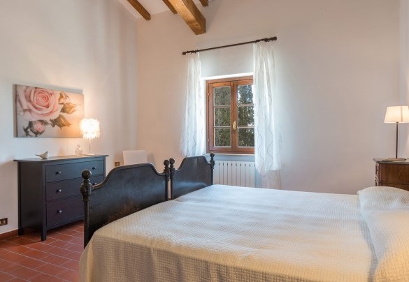 La camera matrimoniale con letto divisibile - Podere Calcheto