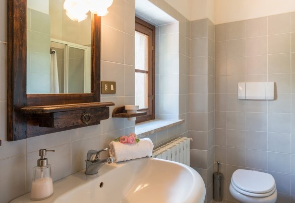 Il grazioso bagno con doccia - Podere Calcheto