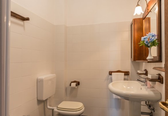 Il bagno en-suite con doccia - Podere Calcheto