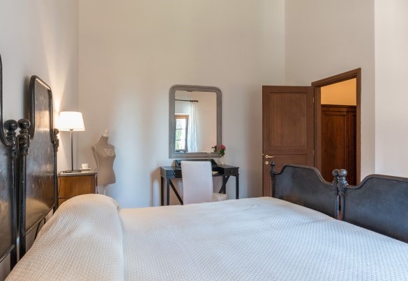 La camera matrimoniale con letto divisibile - Podere Calcheto