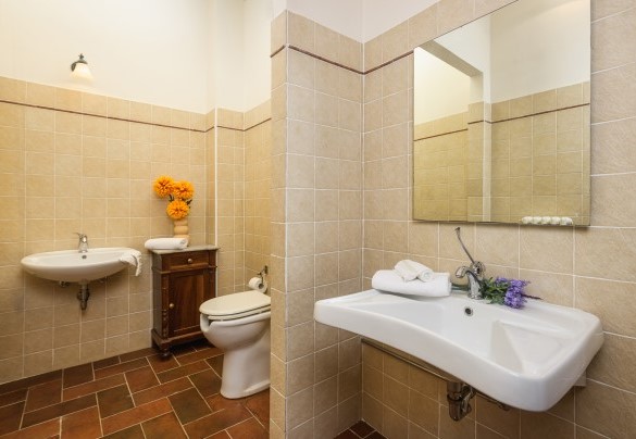 La sala da pranzo e cucinotto al primo piano - Podere Campotorno