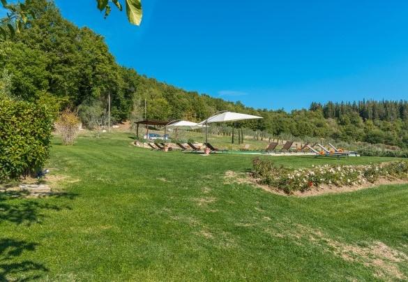 Oltre mille metri quadrati di prato compongono il giardino - Podere Campotorno