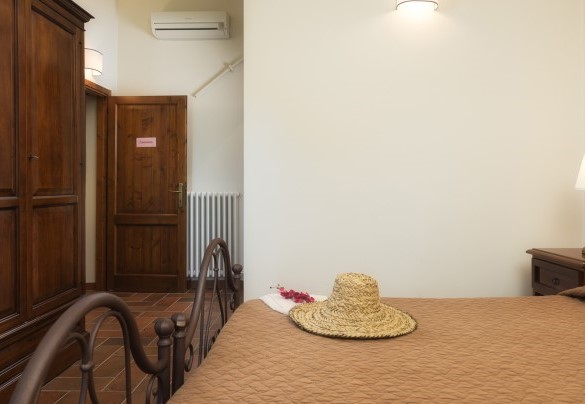 La camera matrimoniale al primo piano - Podere Campotorno