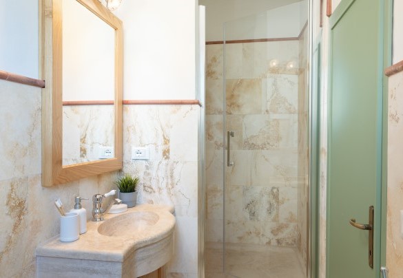 Il bagno con doccia – Podere Capanne