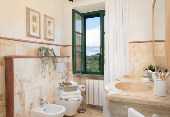 Il bagno con doccia – Podere Capanne
