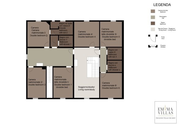 First floor - Podere Casanovina
