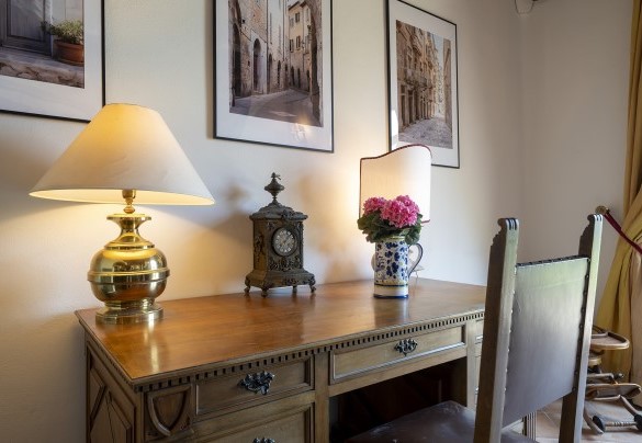 The furnishings reflect the traditional style of the farmhouse - Podere Casanovina