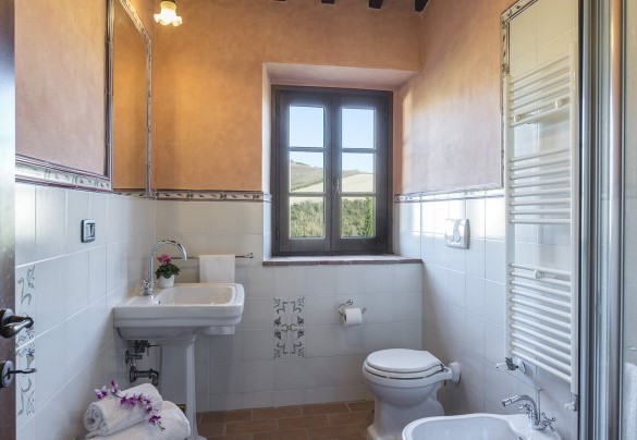 Bagno con doccia idromassaggio n.6 in Annesso n.2 - Podere Collelungo