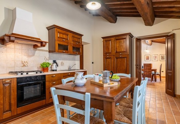 Kitchen on the first floor - Podere Collelungo