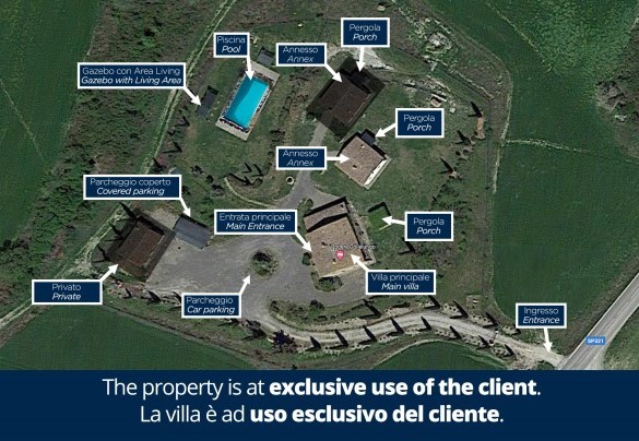 Podere Collelungo - Property Plan