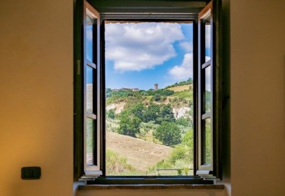 Celle sul Rigo view from the first floor - Podere Collelungo
