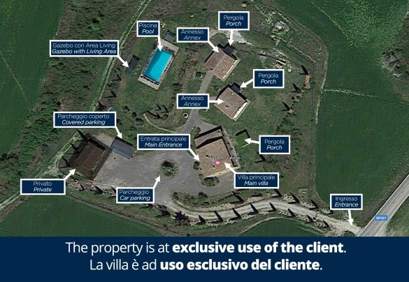 Podere Collelungo - Property Plan