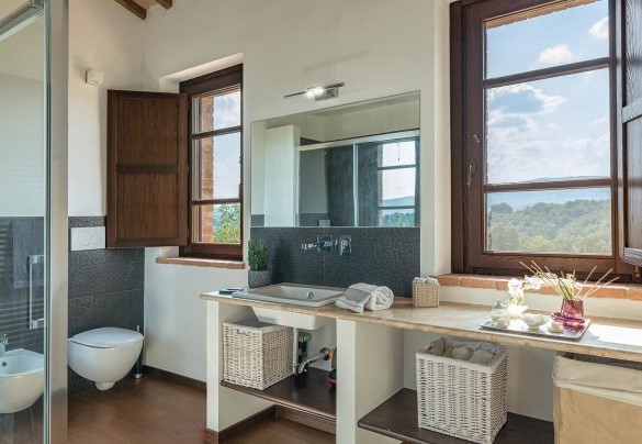 Bagno en suite con doccia n.3 – Podere di Salci 