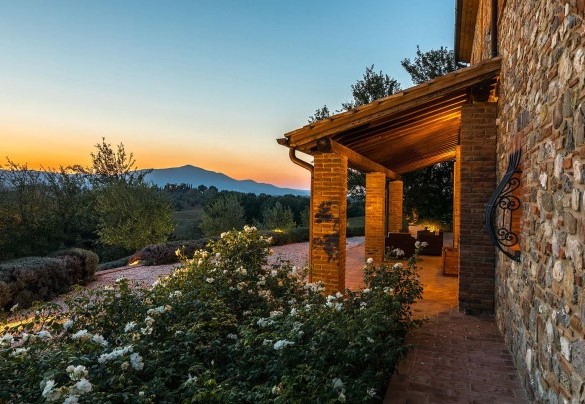 Paesaggi di campagna al tramonto – Podere di Salci