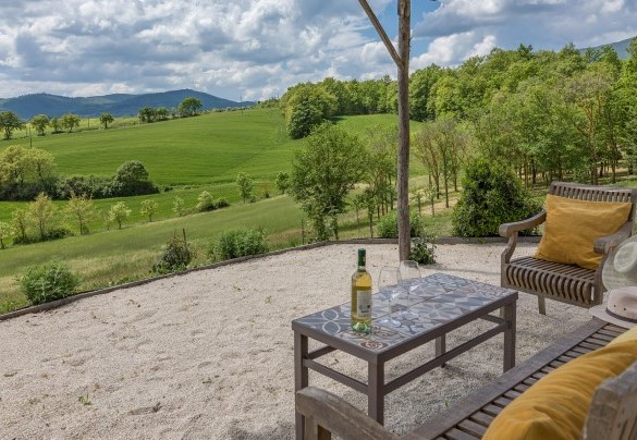 The romantic panoramic view - Podere Fabbrica