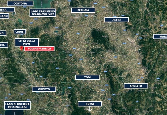 Podere Fabbrica - Map