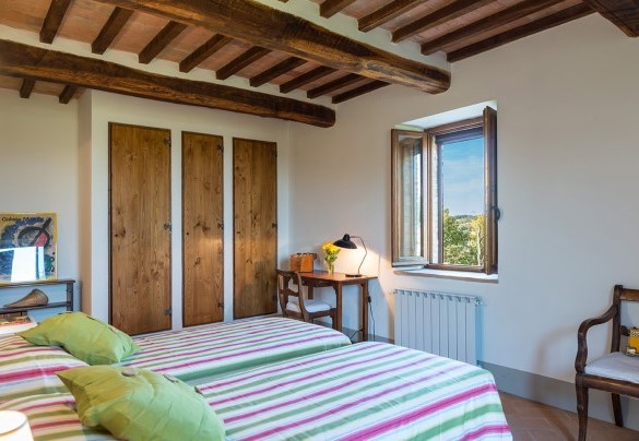 Double bedroom, with divisible bed,on the mezzanine floor - Podere Fabbrica