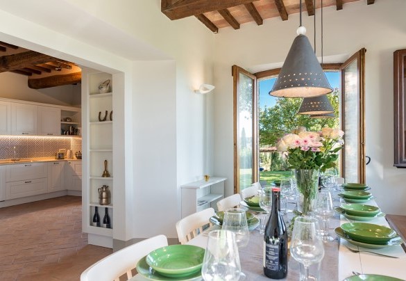 Sala da pranzo al piano terra - Podere Fabbrica