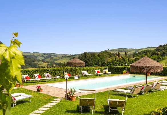 Villa in affitto con piscina esclusiva immersa nel verde a Volterra – Podere Fornacchia 