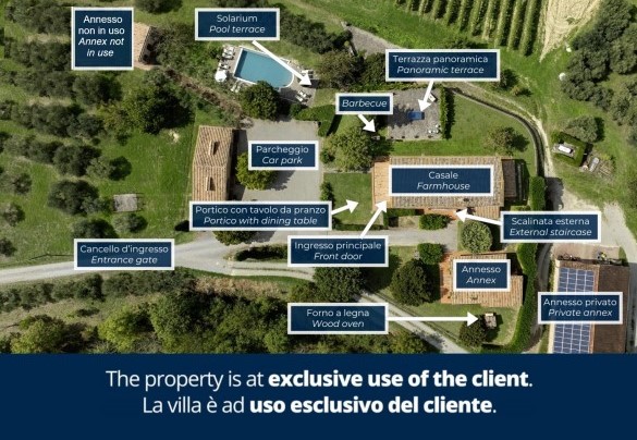 Property Plan - Podere Gellino
