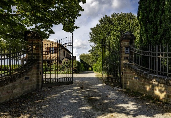 Il cancello d'ingresso  - Podere Gellino