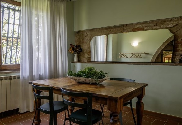 Un angolo del soggiorno al piano terra - Podere Gellino