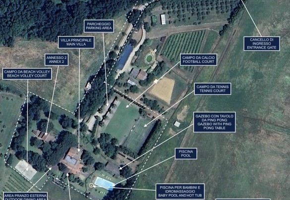 Podere Giardino - Property Plan
