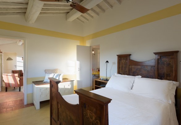 The annex's double bedroom n.4 on the ground floor - Podere Gragnano