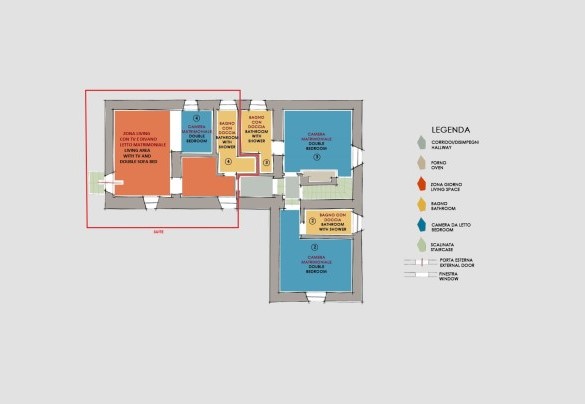 Podere Il Chiesino - First Floor