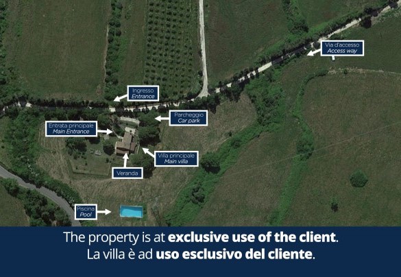 Podere Il Chiesino - Property Plan