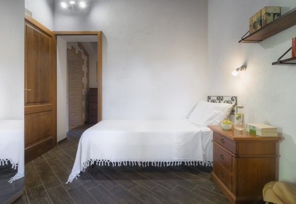Twin bedroom n.4 with exit to the garden, Annex - Podere Caprarecce