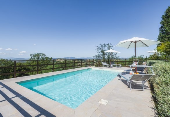 panoramic pool on the Maremma hills - Podere Caprarecce