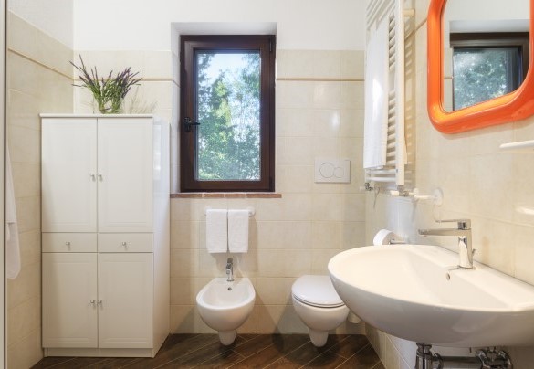 Bathroom with shower n.4 next to bedroom n.4, Annex - Podere Caprarecce
