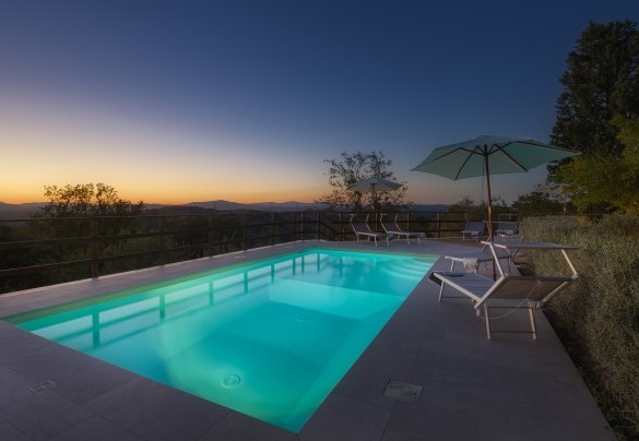 panoramic pool on the Maremma hills - Podere Caprarecce