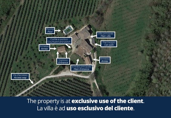 Podere Le Corone - Property Plan 