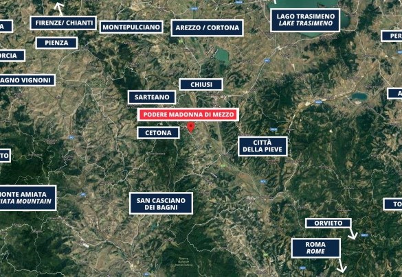 Podere Madonna di Mezzo - Mappa