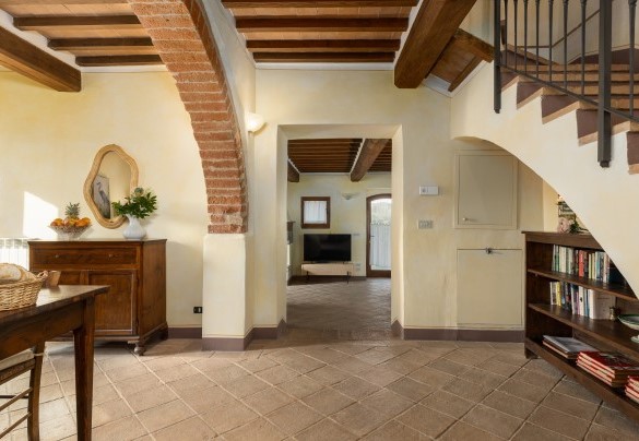 La sala de pranzo adiacente al salotto - Podere Madonna di Mezzo