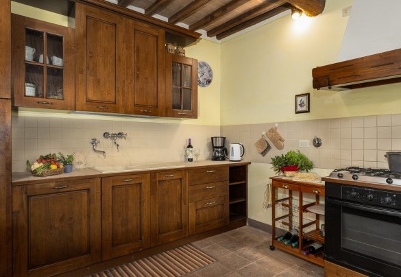 La cucina attrezzata - Podere Madonna di Mezzo