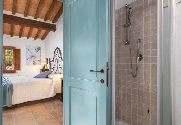 Bagno privato della camera matrimoniale al primo piano  - Podere Madonna di Mezzo