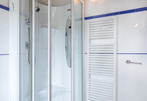 Bagno privato della camera matrimoniale al primo piano– Podere Montioni