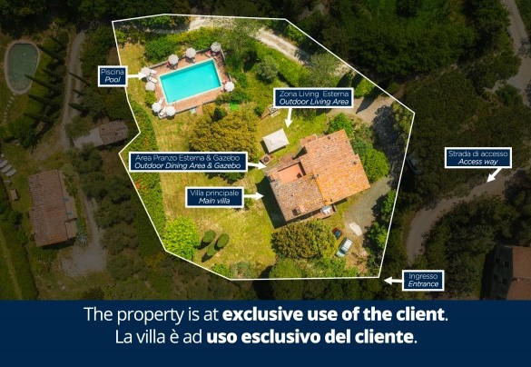 Podere Orcio - Property Plan
