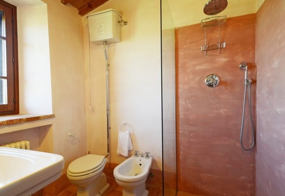 Bagno en suite n.3 con doccia - Podere Pomasciano