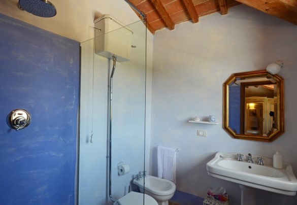 Bagno en suite n.2 con doccia - Podere Pomasciano
