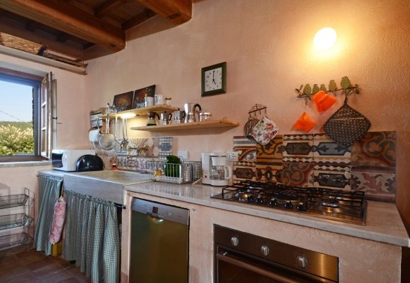 La grande cucina al piano terra - Podere Pomasciano