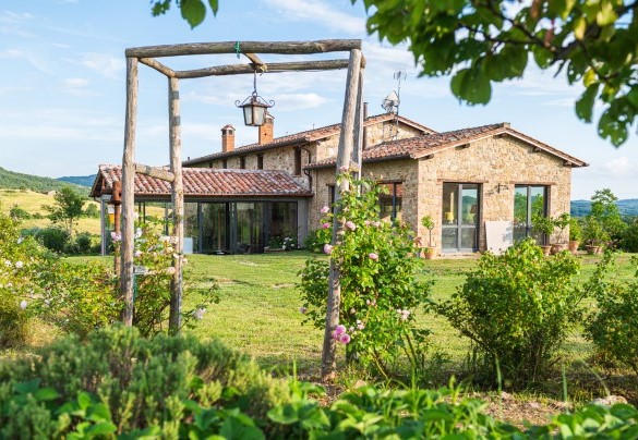 Il giardino recintato di 5000 mq - Podere Pomasciano